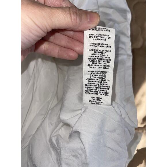 Avec Les Filles Cotton Balloon Sleeve Y2K Babydoll Milkmaid Dress NWT XL - Picture 10 of 10